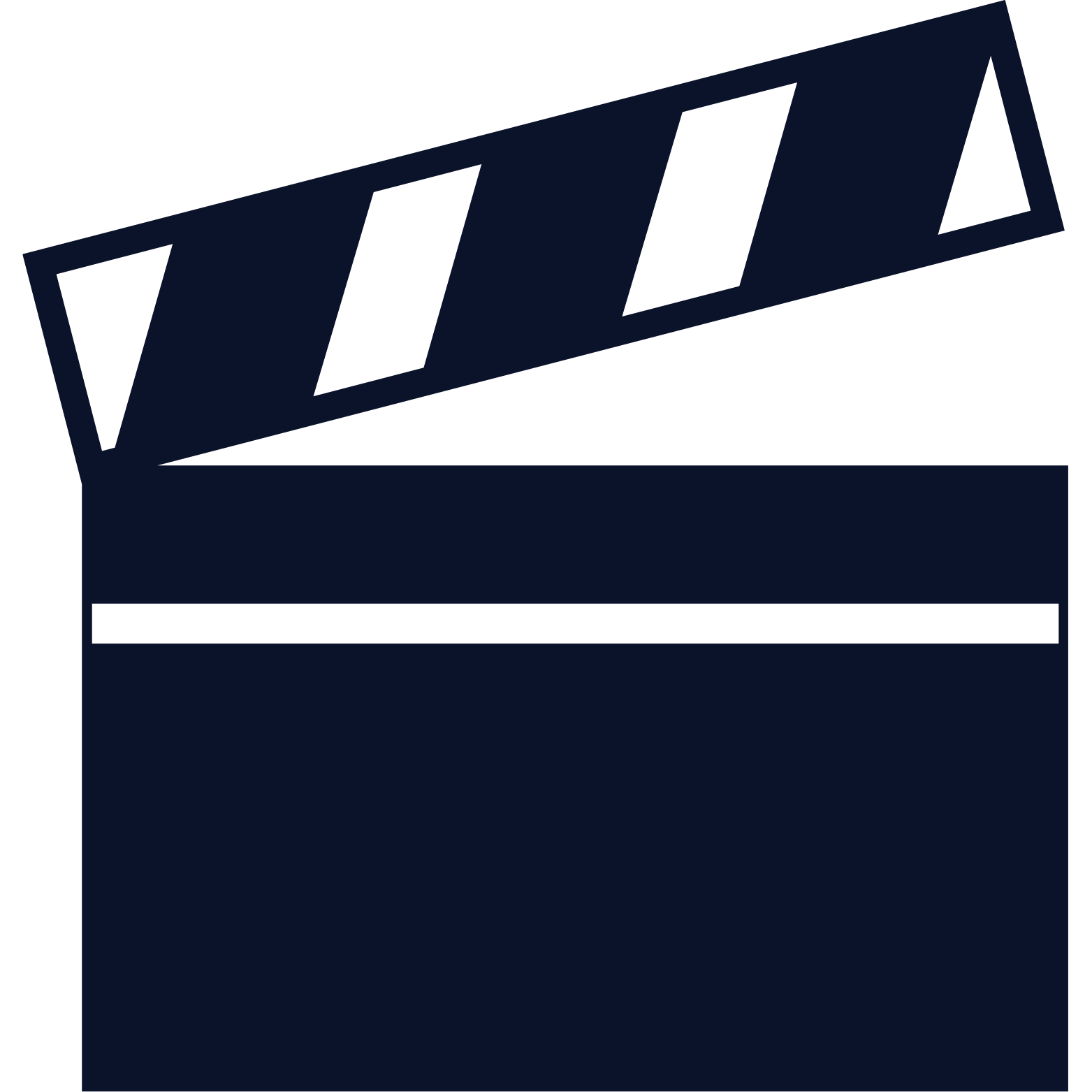 Film slate icon